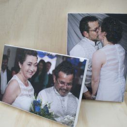 cuadro tela canvas personalizado con tus fotos o diseños favoritos, imagen de recien casados