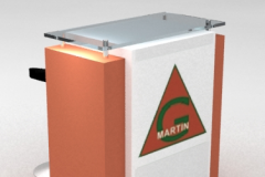 counter colores con logo corporativo plotter de corte en arriendo