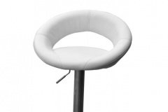 arriendo de taburete blanco acolchado ajustable para  ferias o eventos