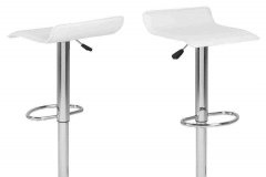 arriendo de taburete blanco ajustable para  ferias o eventos