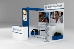 diseño 3d stand 3x3 carpintería con arriendo de mobiliario