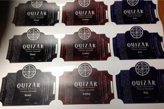 ETIQUETAS CERVEZA QUIZAR