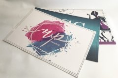 individuales ecocuero personalizados full color con doble costura