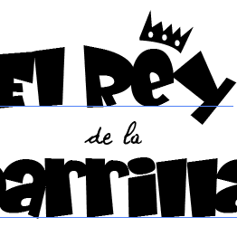 estampado para pechera de regalo o propia con frase el rey de la parrilla