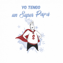 posavasos regalo día del padre con frase yo tengo un super papá